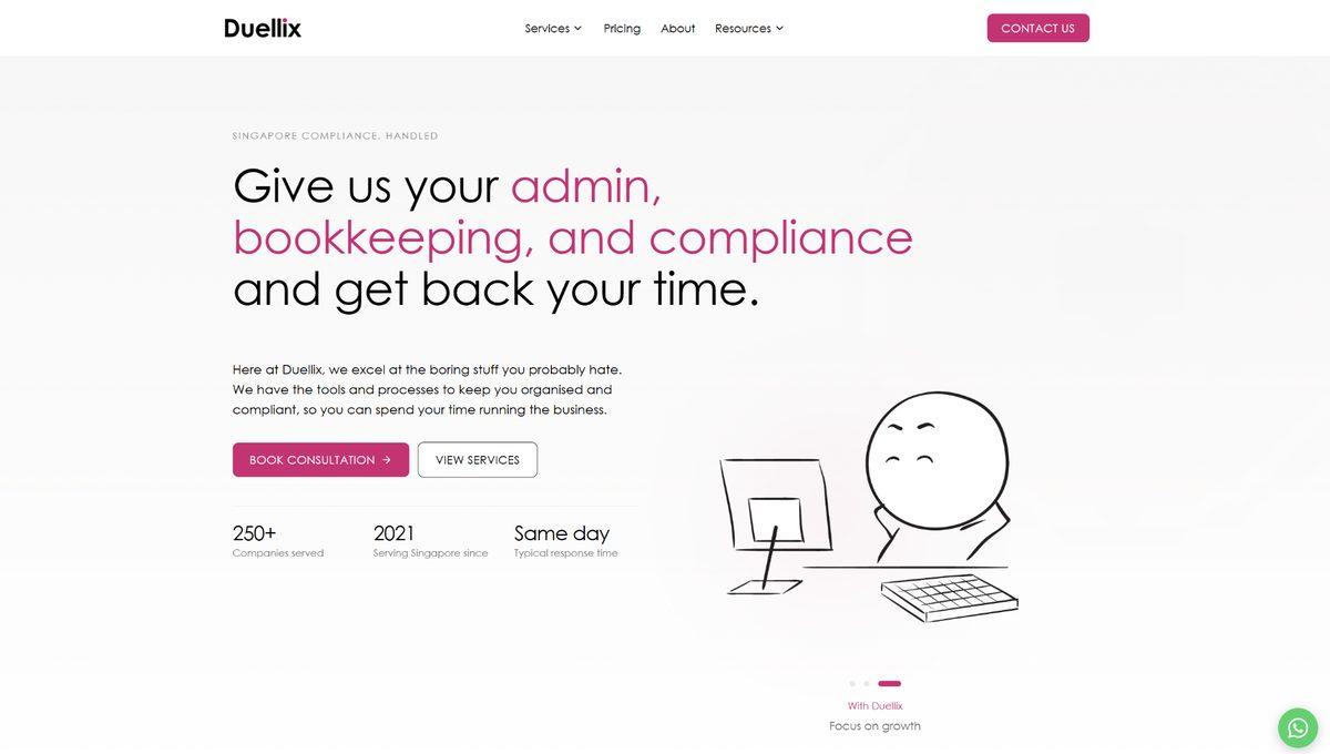 Duellix homepage