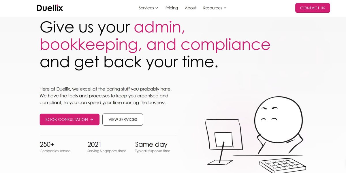 Duellix homepage